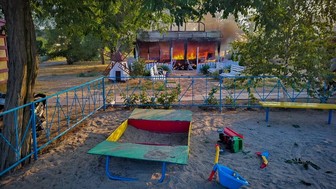 росіяни вдарили по дитячому кафе на Запоріжжі