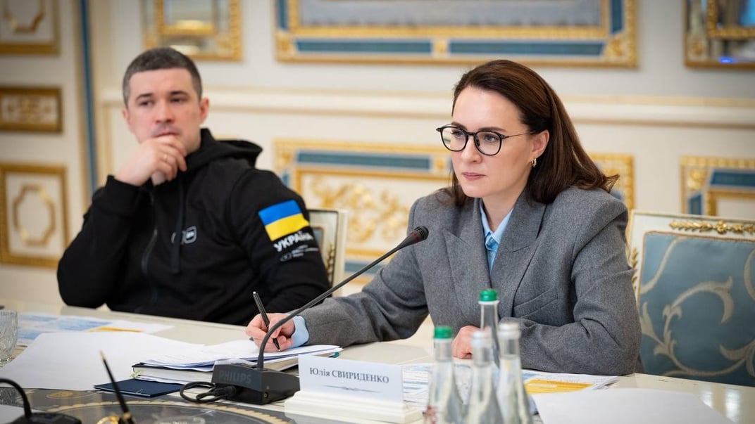 Михайло Федоров та Юлія Свириденко