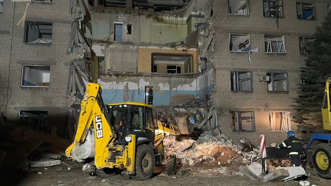 Последствия обстрела Селидово Донецкой области, 21 ноября 2023 года