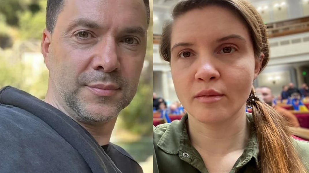 Олексій Арестович та Мар'яна Безугла