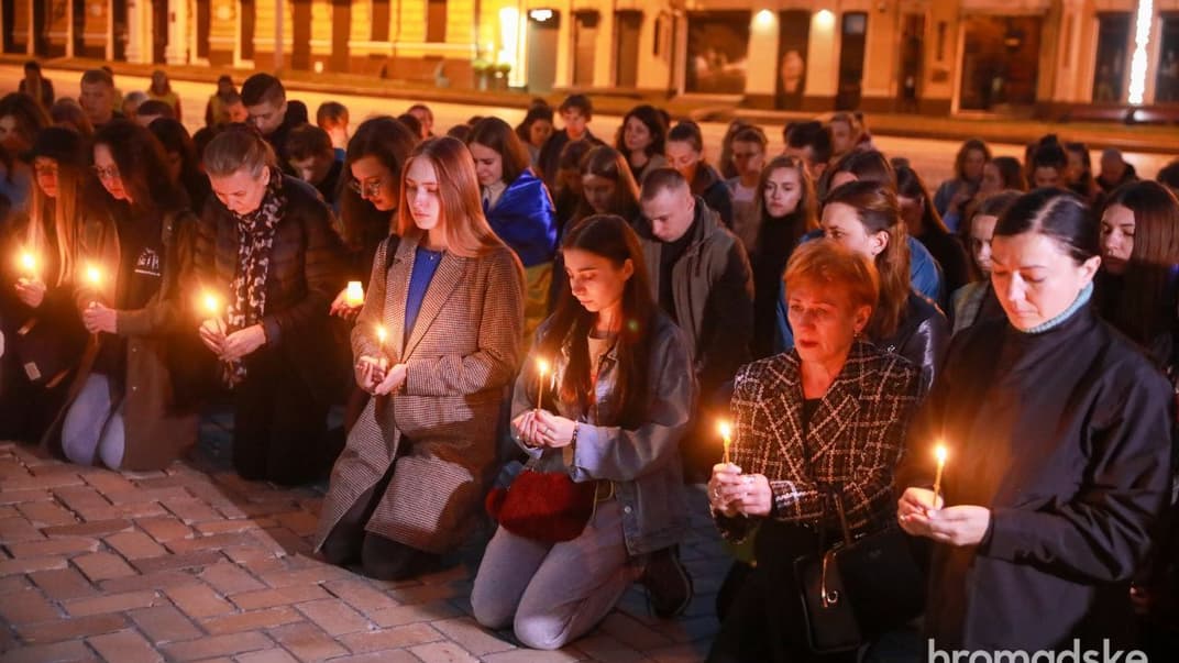 У Києві вшанували українських військових, які загинули в Оленівці, 6 вересня 2022 року