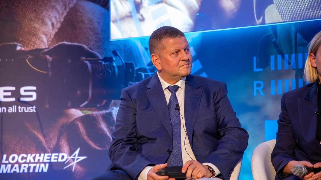 Ілюстративне фото. Посол України, генерал Валерій Залужний на конференції RUSI Land Warfare Conference 2024, яка проходила 22-23 липня у Лондоні