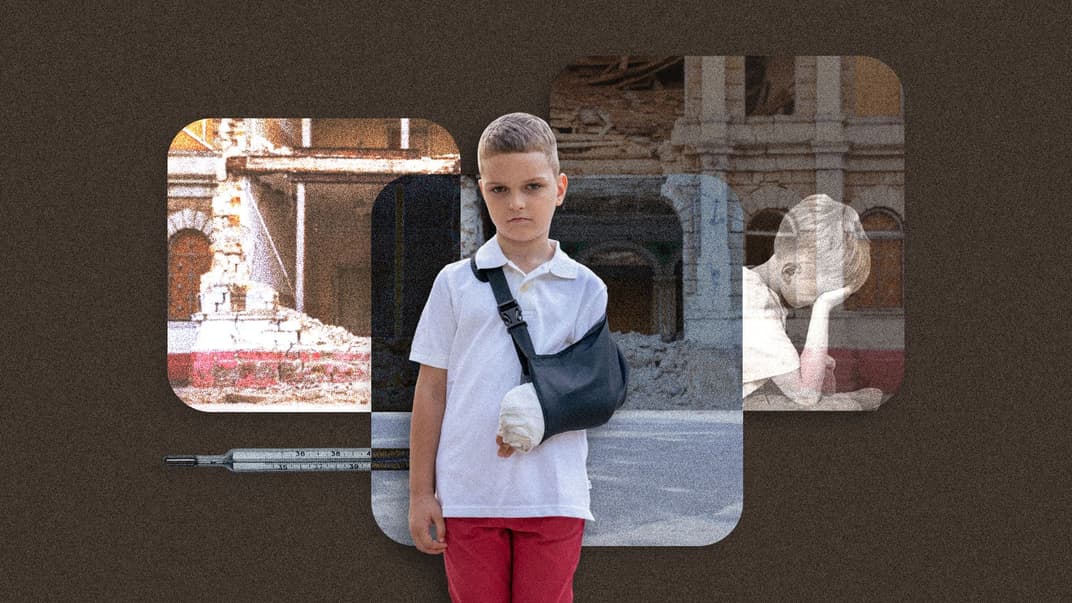 Cемирічний Сашко, якому довелося виїхати з Миколаєва до Німеччини разом із мамою та братом