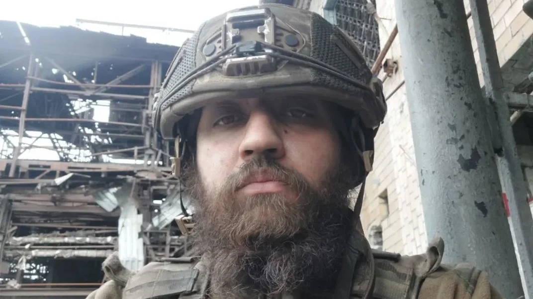 Військовий бригади «Азов» Андрій Кориневич