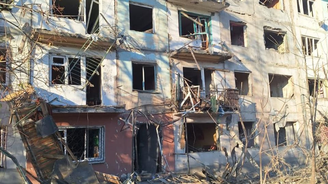 Последствия российских обстрелов Донецкой области, 21 октября 2024 года