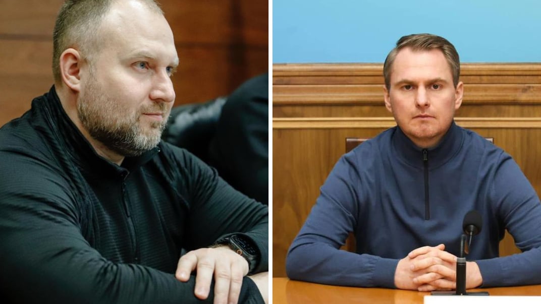 Экс-главы Полтавской и Киевской ОВА Филипп Пронин (слева) и Руслан Кравченко