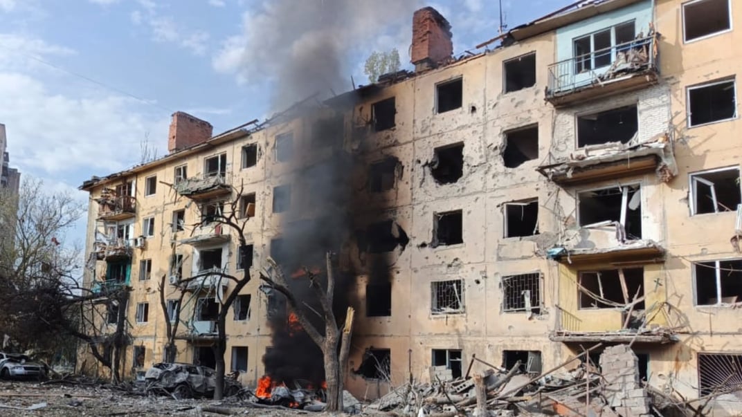 Наслідки російського обстрілу Краматорська