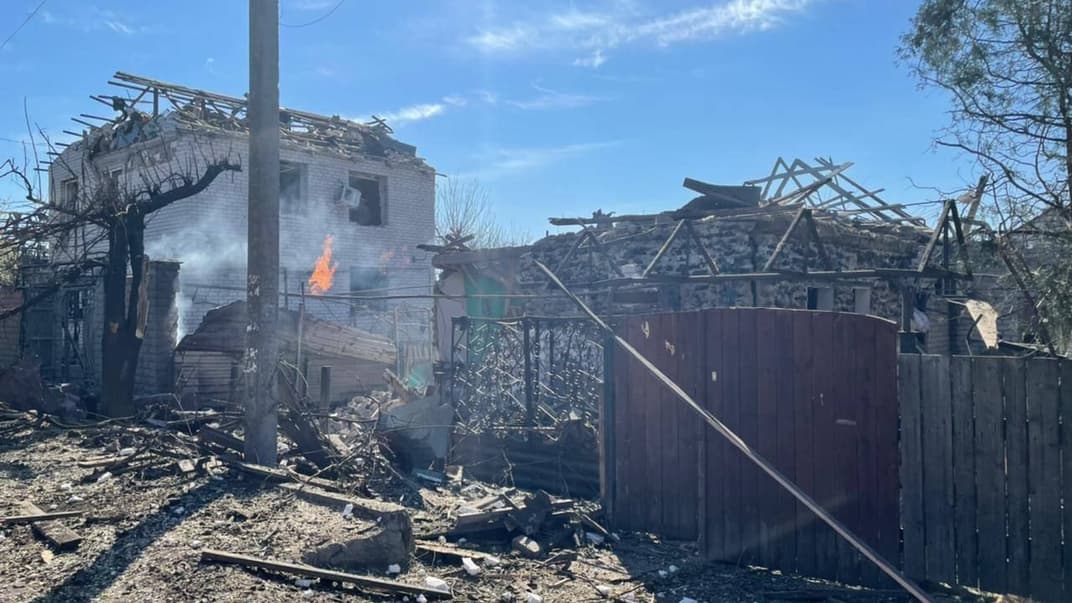 Наслідки ранкового ракетного обстрілу Запоріжжя