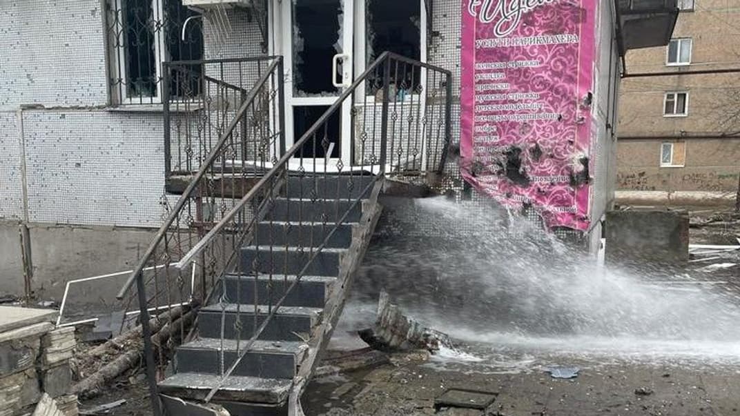 Наслідки російського обстрілу Курахового на Донеччині, 13 січня 2023 року