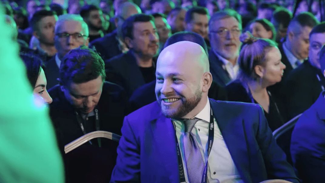 Іван Калабашкін (по центру) на Київському міжнародному форумі з кібербезпеки