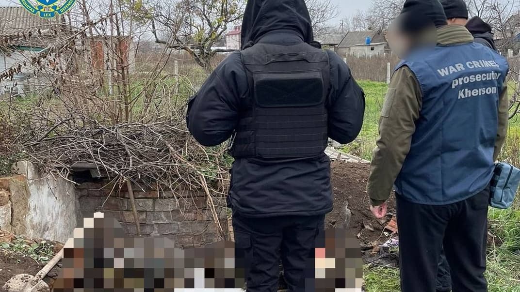 На звільненій території Херсонщини знайшли останки тіл цивільних