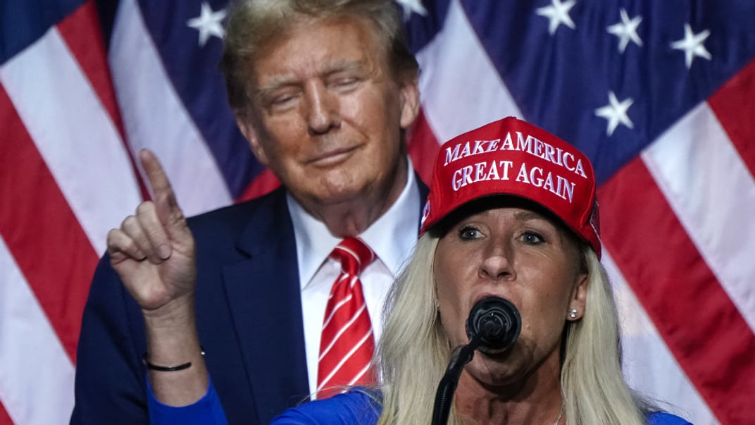 Дональд Трамп та Марджорі Тейлор Грін