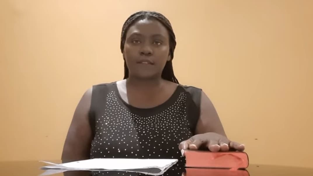 42-летняя Ивонн Идаманже на видео, февраль 2021 года