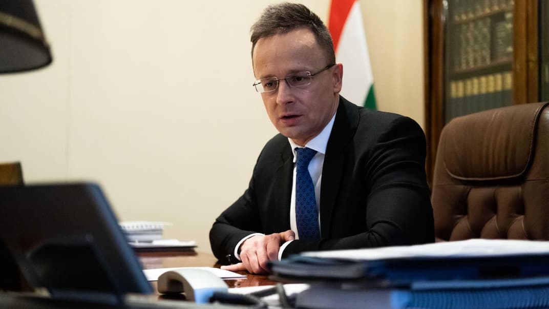 Міністр закордонних справ Угорщини Петер Сіярто, 18 січня 2022 року