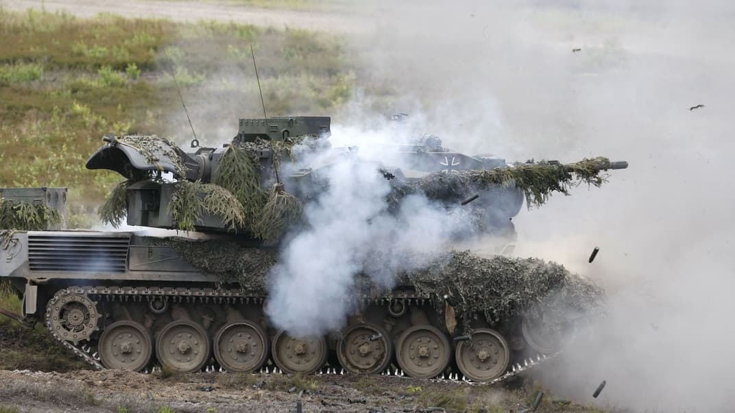 Ілюстративне фото. Установка Gepard під час польових навчань на полігоні в Бергені, Німеччина, 15 червня 2009 року