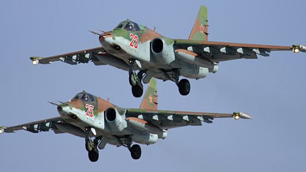 російські штурмовики Су-25