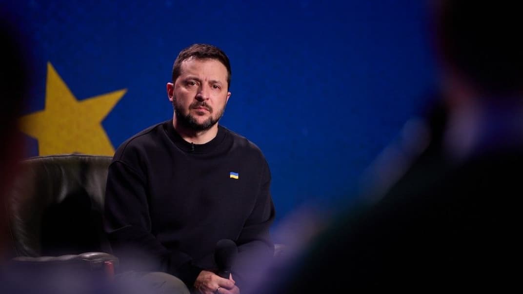 Президент Володимир Зеленський на підсумковій пресконференції 2023 року