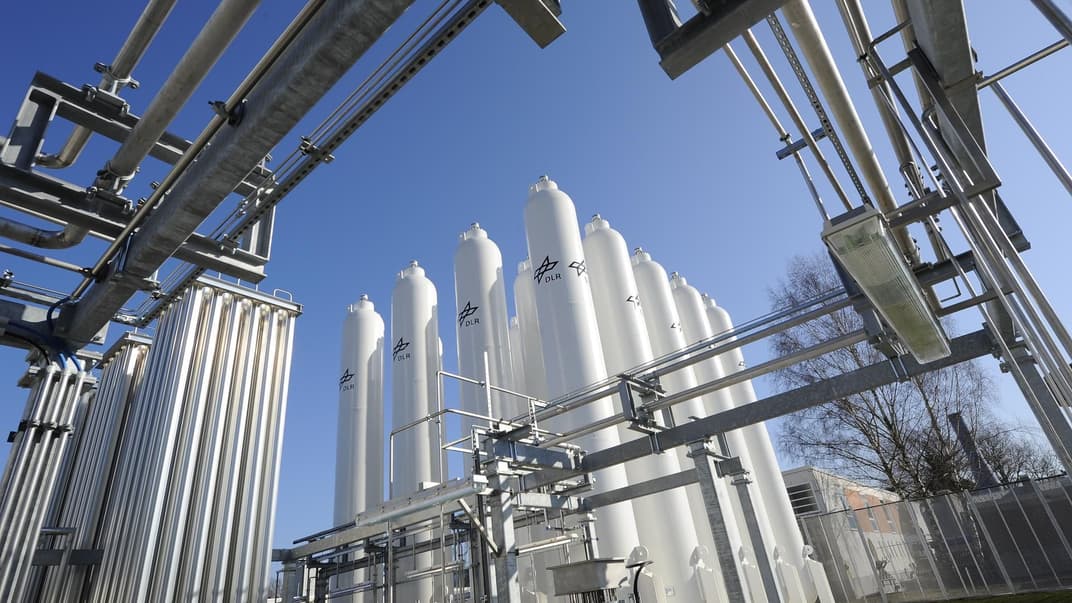 Система подачи водорода на площадке DLR в Кельне