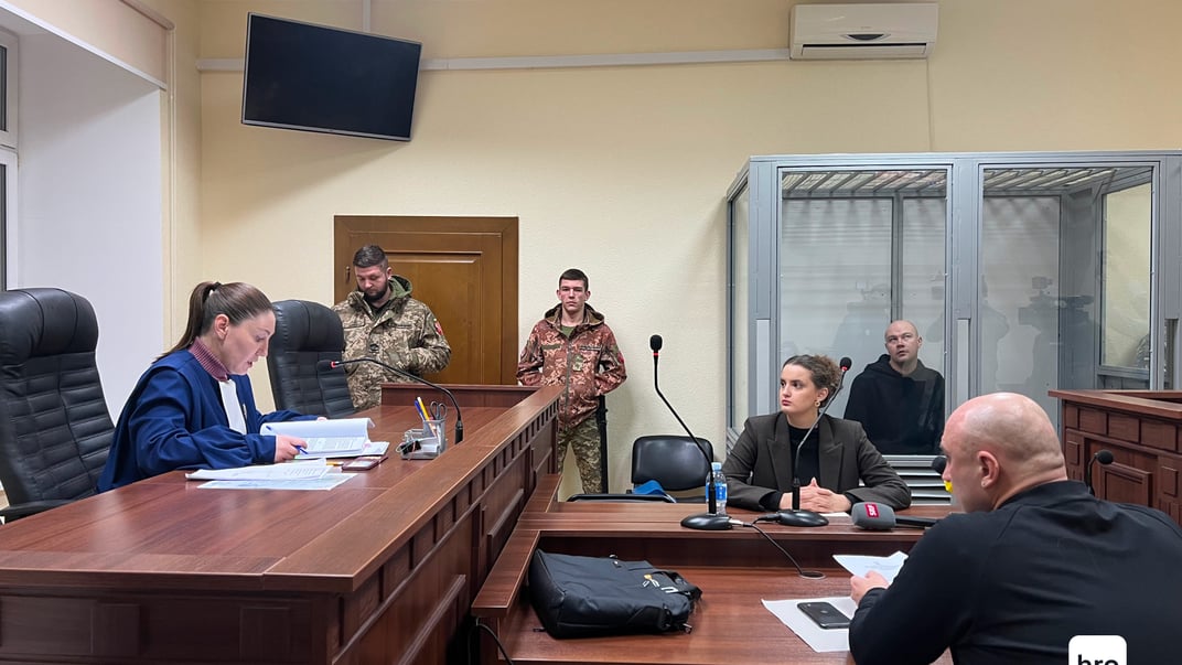 Судове засідання щодо військовослужбовця Сергія Гнезділова, якого звинувачують у дезертирстві, 6 січня 2025 року