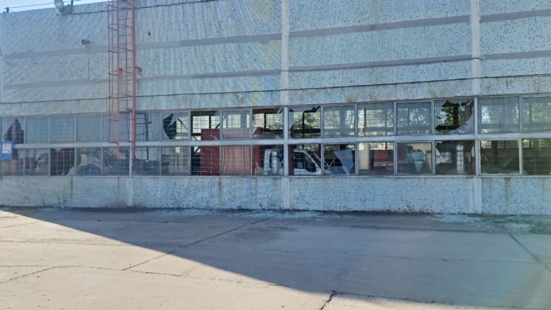 Наслідки обстрілу промислової зони Південноукраїнської АЕС, 19 вересня 2022 року