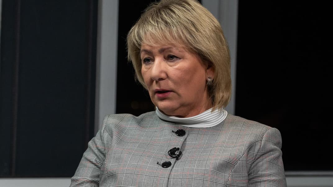 Глава Верховного Суда Валентина Данишевская в студии hromadske, Киев, 12 октября 2021 года