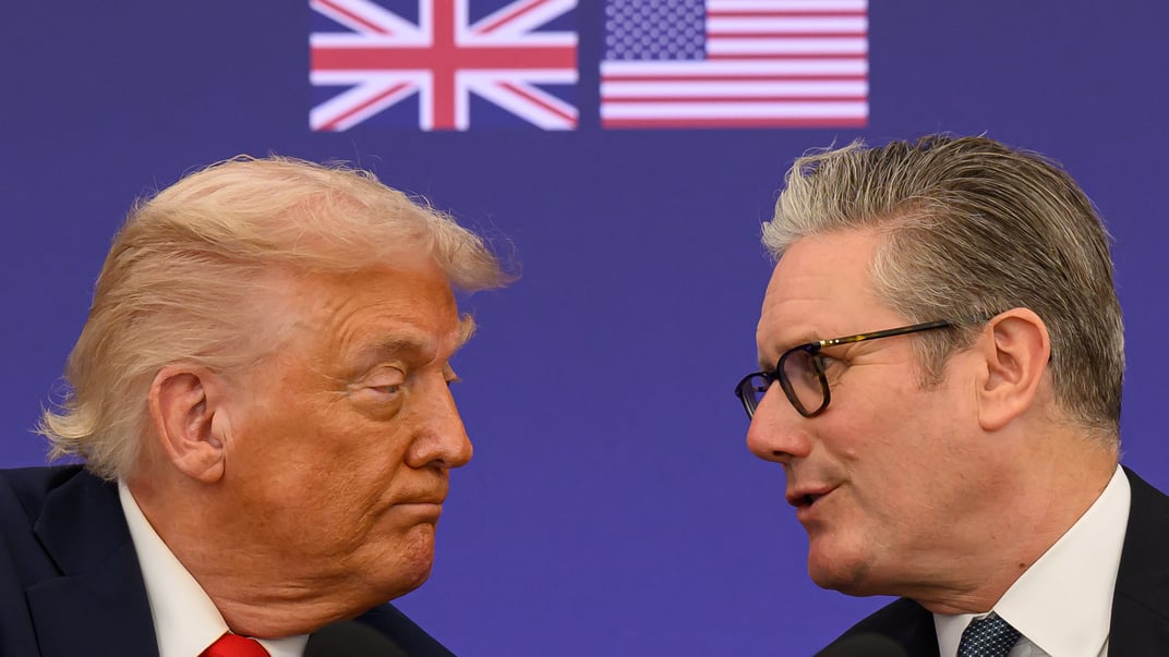 Президент США Дональд Трамп та прем’єр-міністр Великої Британії Кір Стармер