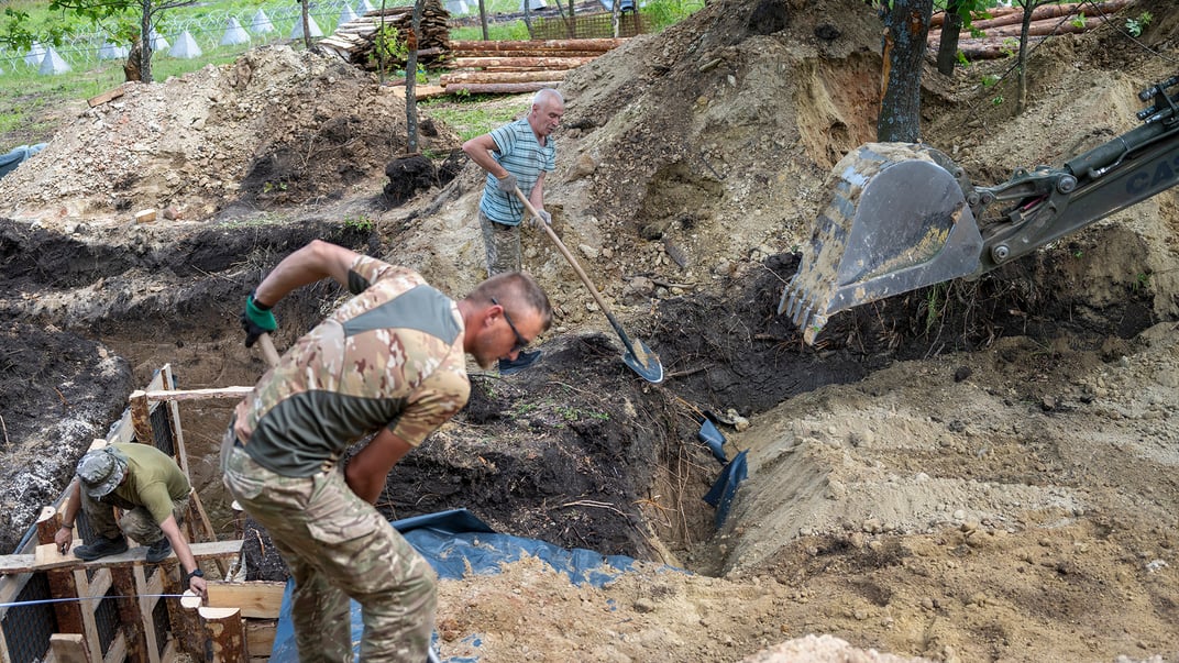 Строительство опорного пункта