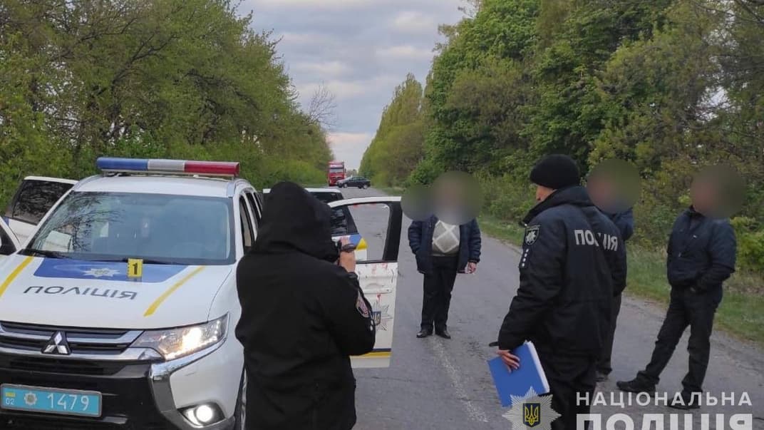 Место, где произошло нападение на полицейских