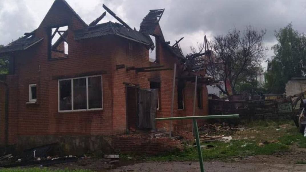 Последствия российского обстрела Чугуева 22 июня 2022 года