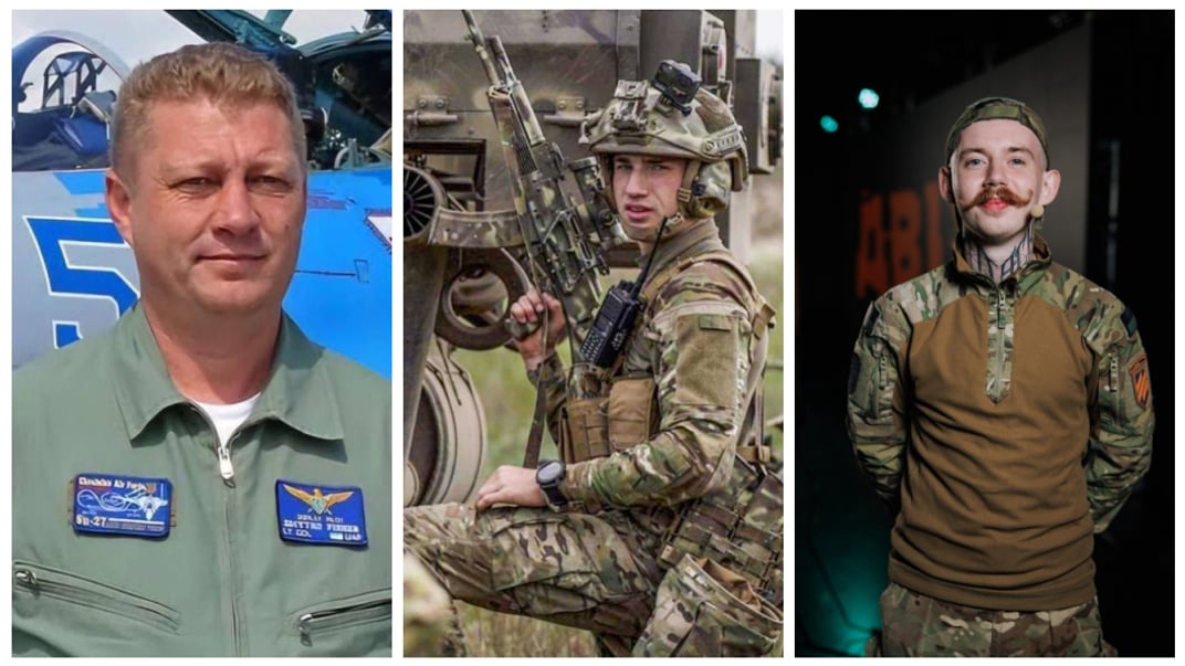 Зліва направо: Дмитро Фішер, Назарій Гринцевич та Віталій Карвацький