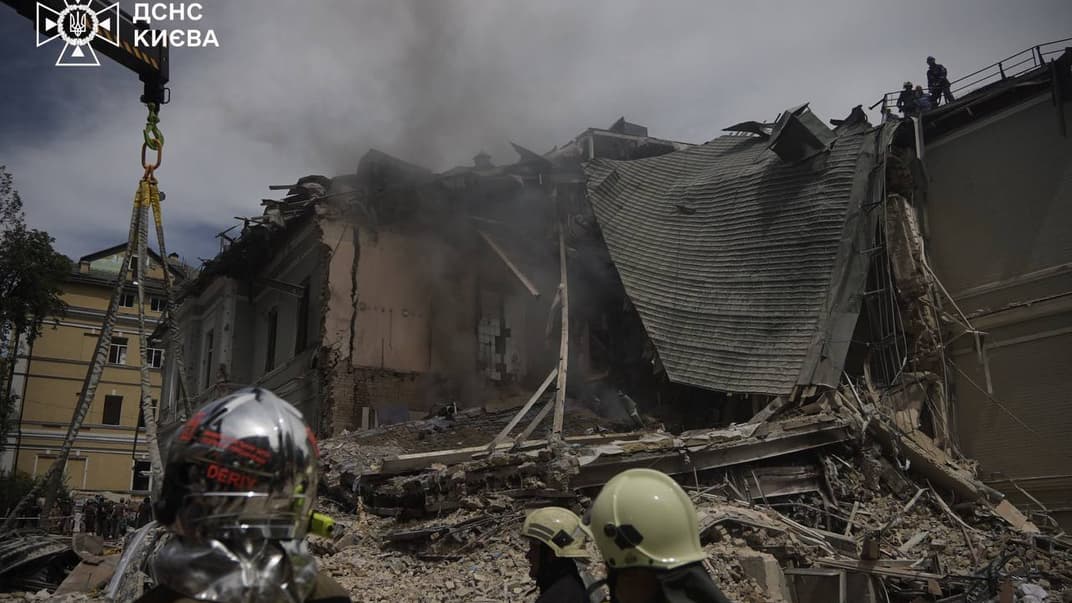 Последствия российской атаки на Киев