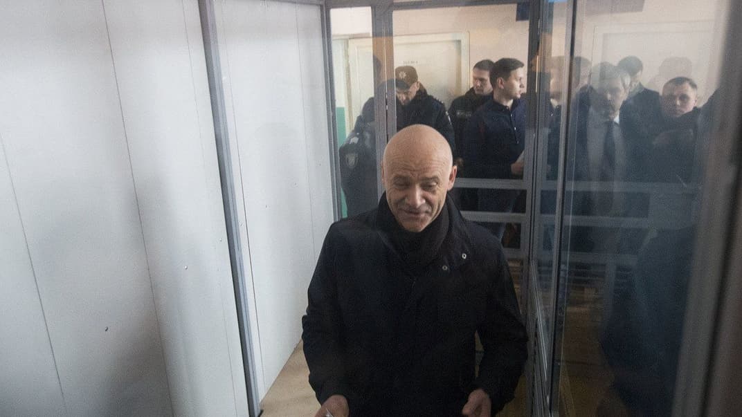 Мер Одеси Геннадій Труханов у залі суду, архів