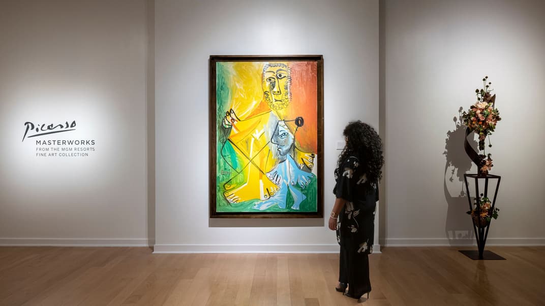 Картина Пабло Пикассо «Мужчина и ребенок», которую продали за 24,4 миллиона долларов