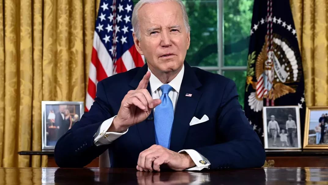 Президент США Джо Байден звертається до нації з Овального кабінету Білого дому у Вашингтоні, 2 червня 2023 року