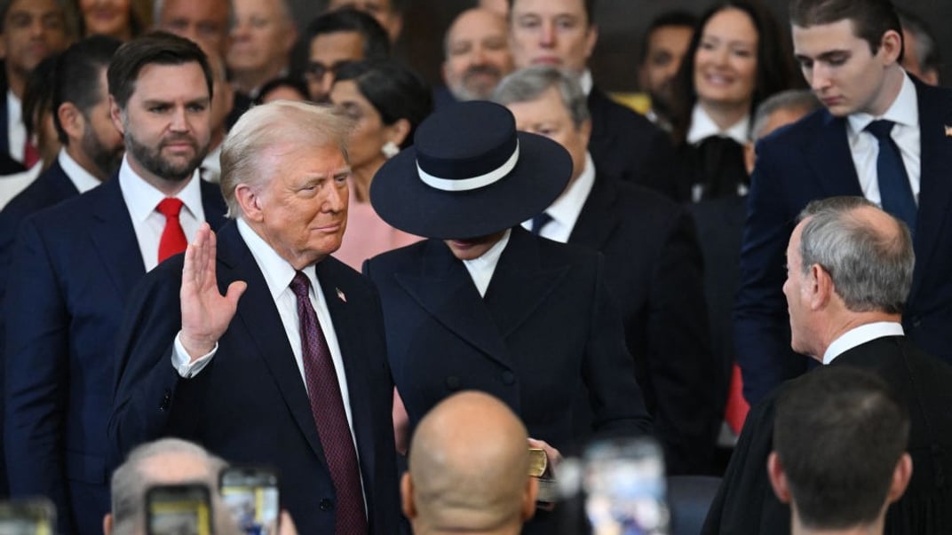 Дональд Трамп складає присягу на посаду президента США, 20 січня 2025 рік