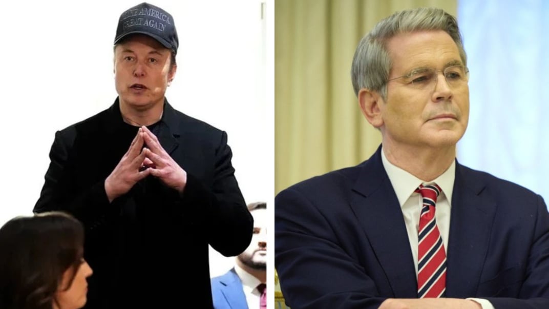 Ілон Маск та Скотт Бессент