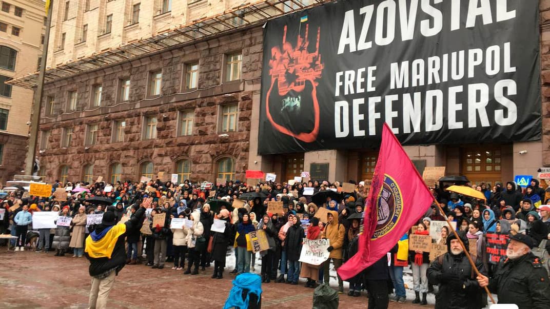 Протест під стінами Київради, 14 грудня 2023 року