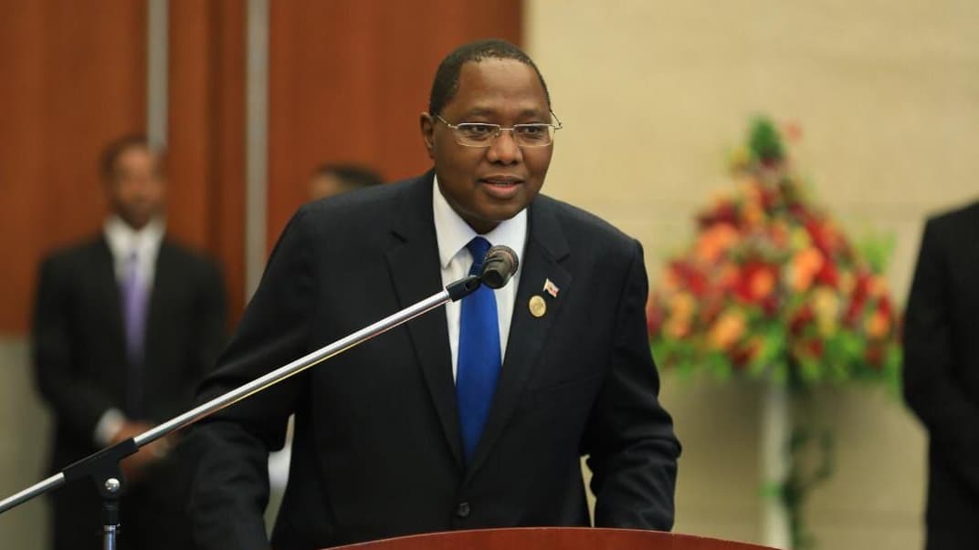 Премьер-министр Эсватини Амброз Дламини на молитвенном завтраке Африканского союза. Аддис-Абеба, Эфиопия, 15 февраля 2020 года