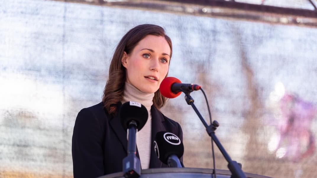 Санна Марін виступає з нагоди першотравневих свят 2022 року