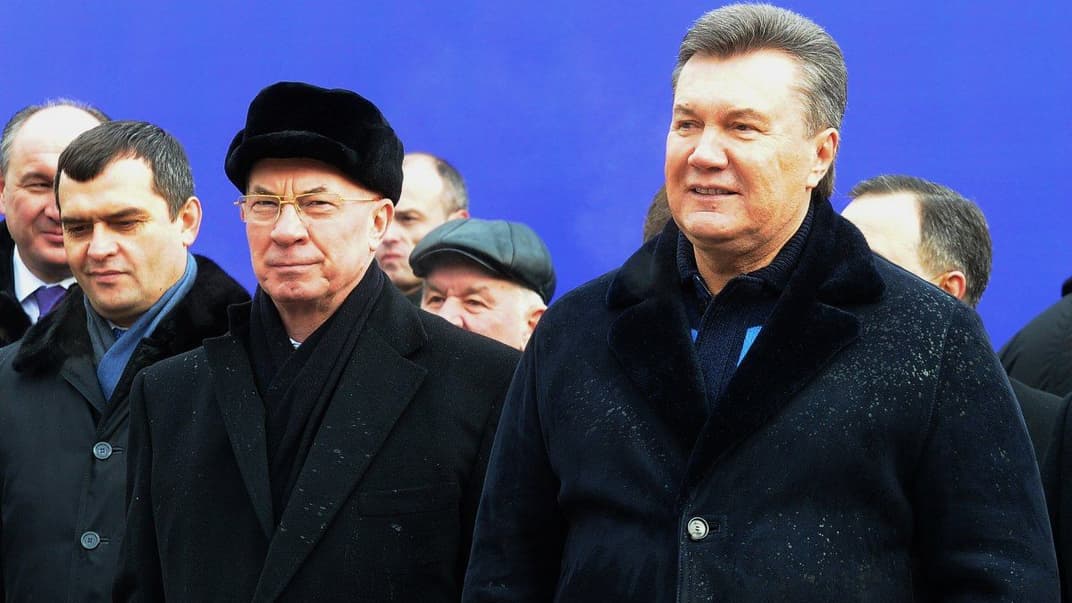 Микола Азаров та Віктор Янукович, Київ, 19 січня 2014 року