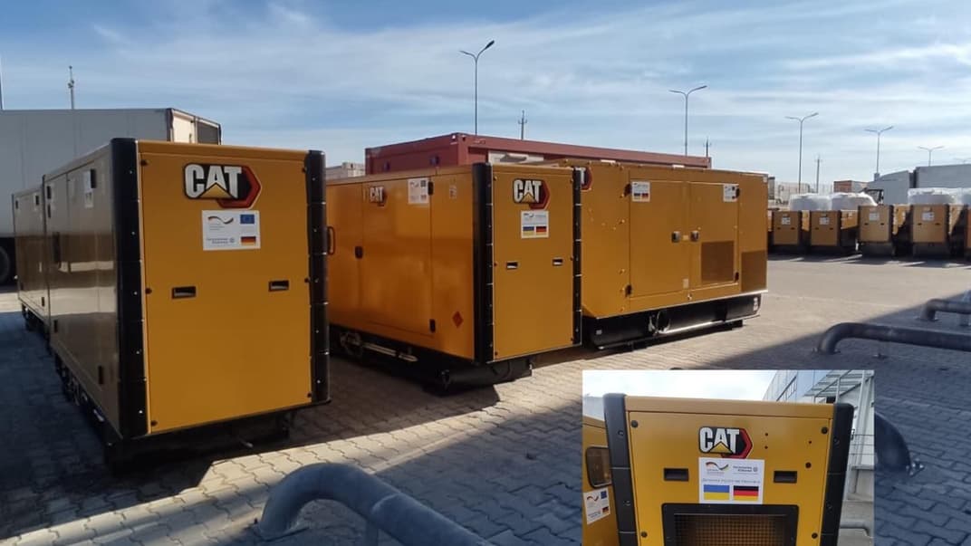 Генераторы, полученные ГСЧС от Германии