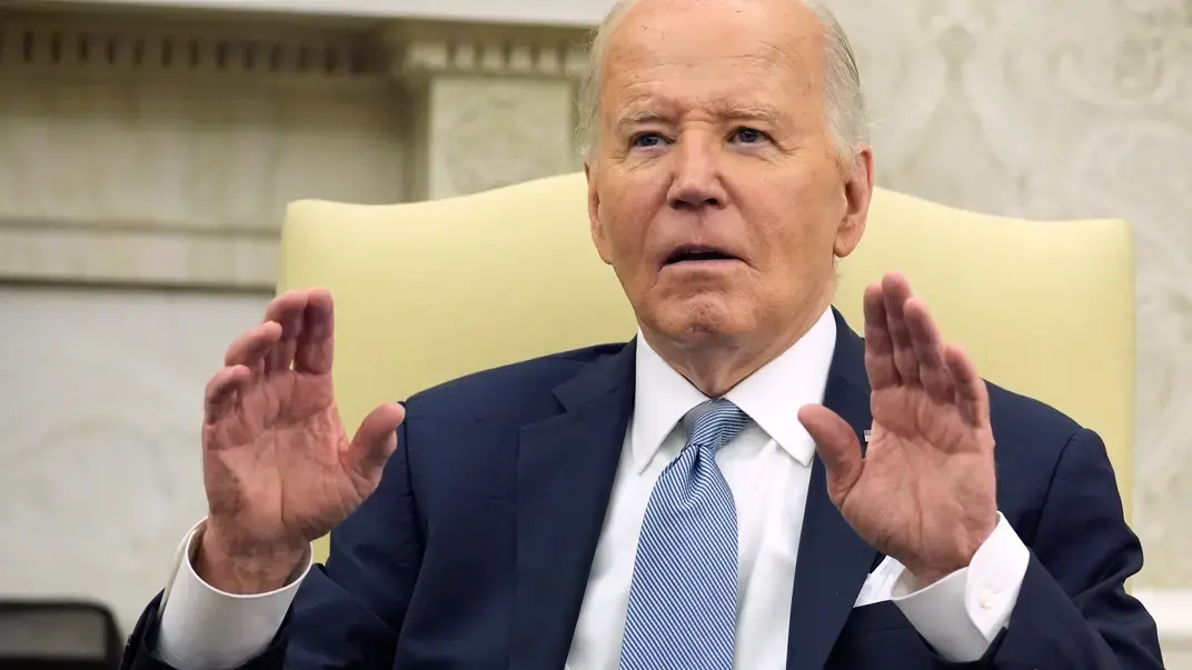 Президент США Джо Байден в Овальном кабинете, 23 мая 2024 года