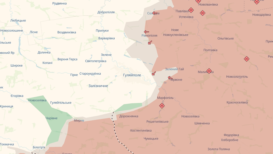 Ситуация на Гуляйпольском направлении по состоянию на 25 ноября 2025 года