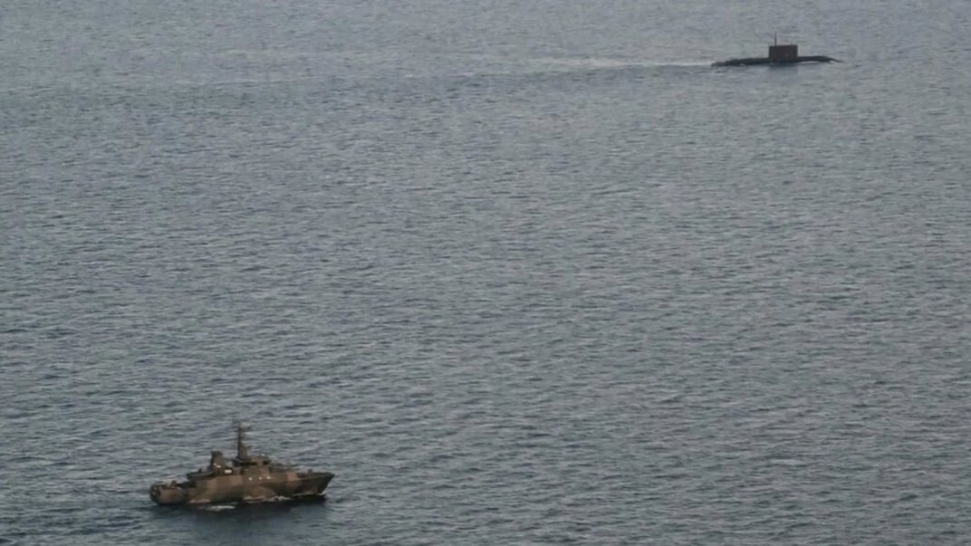 російський підводний човен, який 14 жовтня помітили в Балтійському морі російський підводний човен, який 14 жовтня помітили в Балтійському морі