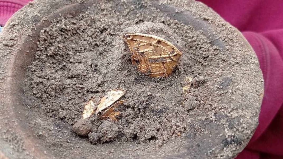 Скарб знайшли під час археологічних робіт на місці будівництва