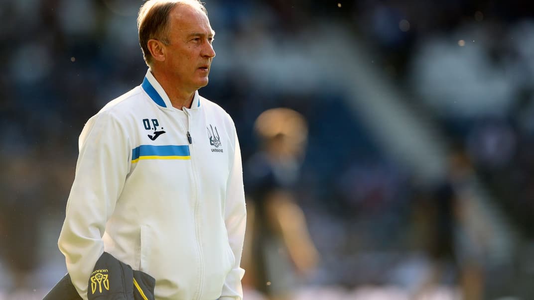 Олександр Петраков перед матчем плей-офф відбору на чемпіонат світу між збірними України та Шотландії, Глазго, 1 червня 2022 року