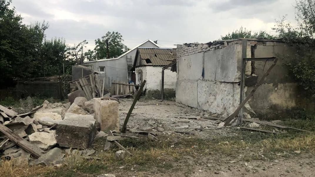 Последствия российских обстрелов в Херсонской области, 19 июня 2023 года