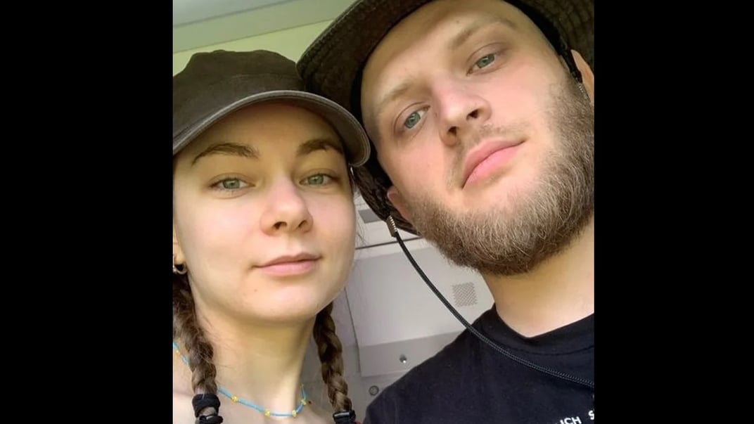 Військовий Владислав Геруцький та його дружина Олеся Котубей-Геруцька