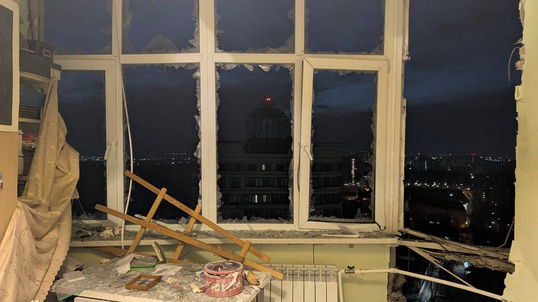 Повреждения в Московской области во время атаки дронов, 11 марта 2025 года