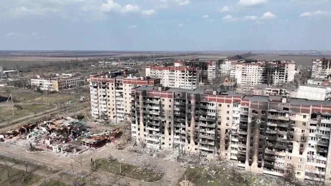 Зруйнований Вугледар, Донецька область